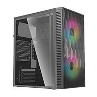 GABINETE ACTECK FUJI GC470 / MINI TORRE / MICRO ATX , MINI ITX / FUENTE 500W / VENTILADOR RGB / PANEL ACRILICO, METAL / NEGRO / AC-935838 GABINETE ACTECK FUJI GC470 / MINI TORRE / MICRO ATX , MINI ITX / FUENTE 500W / VENTILADOR RGB / PANEL ACRILICO, METAL / NEGRO / AC-935838